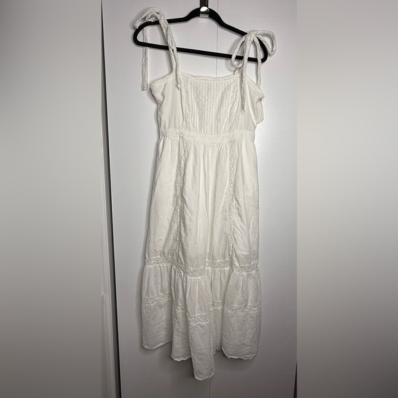 LoveShackFancy - Ayala Dress - White Cotton and Lace dress - Size 8 - Picture 3 of 16